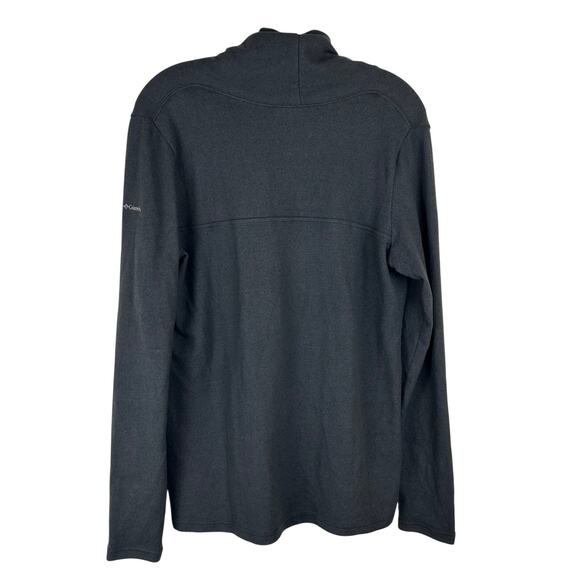 Columbia Womens High Neck Grey Top Size Medium Pullover Soft Mid Layer - Picture 3 of 7